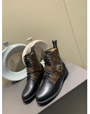 Louis Vuitton Monogram Boots With Straps For Women