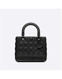 Lady Dior bag Color Black Women