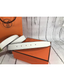 Hermes Belt White Men