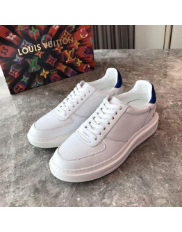 White LV Sports Sneakers