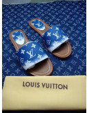 Louis Vuitton Real Leather Flip Flops for Women