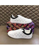 Louis Vuitton White Leather Sneakers for Men