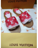 Louis Vuitton sandals Leather Pink Real Women