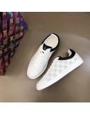 Louis Vuitton White Leather Sneakers for Men