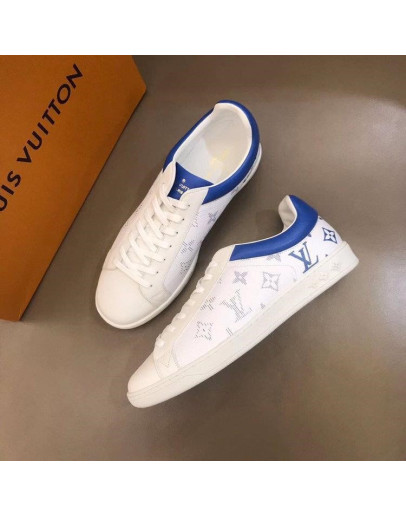 Louis Vuitton Sneakers With Blue Trim For Men