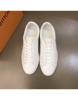 Athletic Shoes Color White Genuine Leather Men