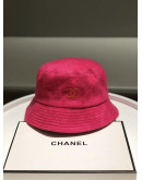 Chanel Red Bucket Hat Men's and Women