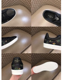 Louis Vuitton Black Leather Sneakers for Men