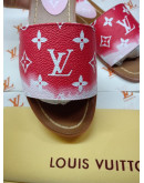 Louis Vuitton sandals Leather Pink Real Women