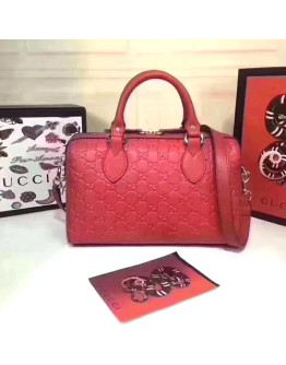 Signature Gucci bag Color Red Baul Women