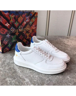 White LV Sports Sneakers