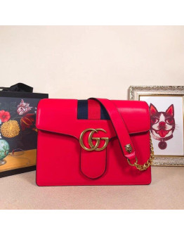 Gucci bag Color Red With Shoulder Strap Tribanda And Women