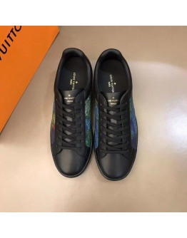 Louis Vuitton Black Sports Shoes for Men