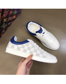 Louis Vuitton White Leather Sneakers for Men