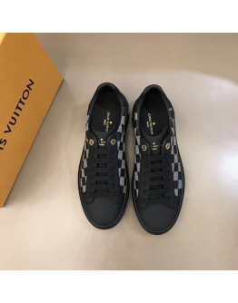 Louis Vuitton Black Leather Sneakers