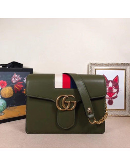 Gucci bag Color Green With Shoulder Strap Tribanda And Women