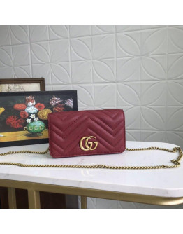 Gucci bag Marmont Vinotinto Women