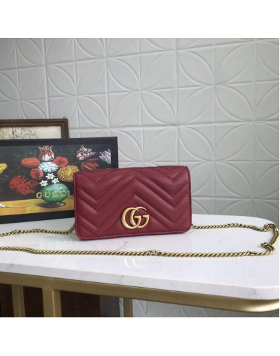 Gucci bag Marmont Vinotinto Women