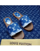 Louis Vuitton Real Leather Flip Flops for Women