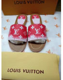 Louis Vuitton sandals Leather Pink Real Women