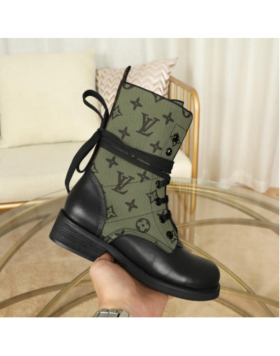 Louis Vuitton Women's Monogram Genuine Leather Boots