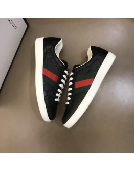 Men's Gucci Signature Genuine Leather Sneakers