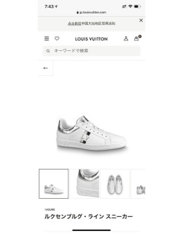 Louis Vuitton Silver Athletic Shoes For Men