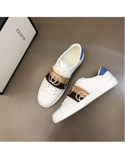 Ace Gucci Sneakers Color Brown Men