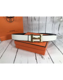 Hermes Belt White Men