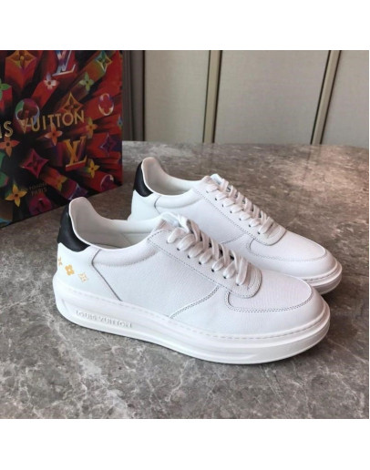 Men's White LV Sports Shoes