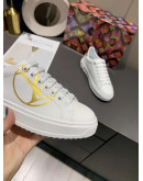 Louis Vuitton Sports Sneakers With Gold Details For Women