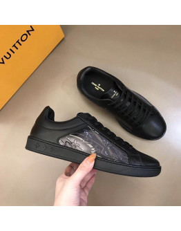 Louis Vuitton Black Sports Shoes for Men