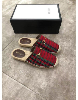 Gucci Woven Flip Flops for Women