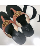 Synthetic leather sandals Gucci