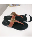 Synthetic leather sandals Gucci