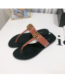 Synthetic leather sandals Gucci