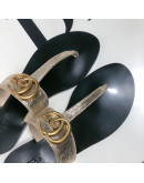 Synthetic leather sandals Gucci