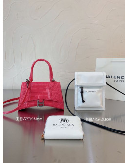 Synthetic leather bag with crocodile skin effect Balenciaga