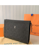 Document holder Elegant synthetic leather With Louis Vuitton motif