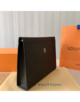 Document holder Elegant synthetic leather With Louis Vuitton motif