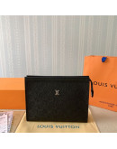 Document holder Elegant synthetic leather With Louis Vuitton motif