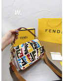 Shoulder bag with colorful fendi letters