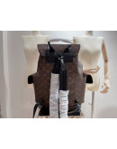 Large capacity synthetic leather backpack with flower print Louis Vuitton