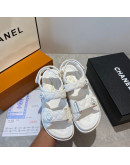 Modern Sandals Synthetic Leather Chanel