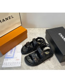 Modern Sandals Synthetic Leather Chanel