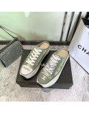 Casual luxury shoes with flat laces Chanel