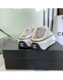 Casual luxury shoes with flat laces Chanel