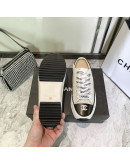 Casual luxury shoes with flat laces Chanel