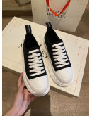 Alexander McQueen thick sole canvas shoes