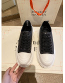 Alexander McQueen thick sole canvas shoes